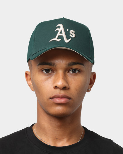 New Era Oakland Athletics 'Evergreen' 9FORTY A-Frame Snapback Forest Green