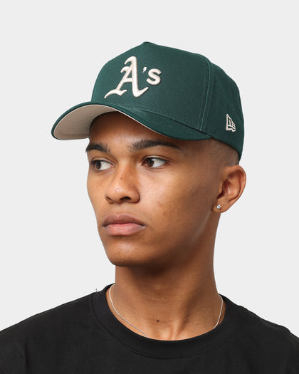 New Era Oakland Athletics 'Evergreen' 9FORTY A-Frame Snapback Forest Green