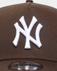 New Era New York Yankees 'Walnut Brown' 9FORTY A-Frame Snapback Walnut/White