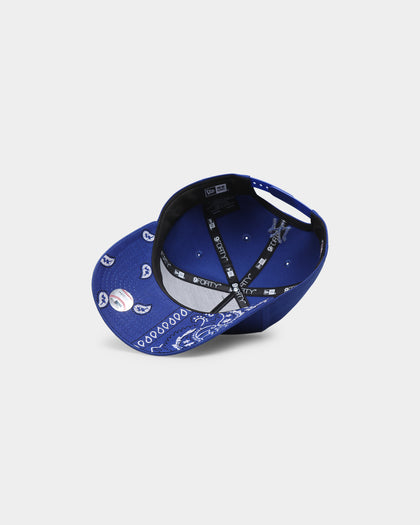 New Era New York Yankees 'Paisley Royale' Applique 9FORTY A-Frame Snapback Blue/Paisley