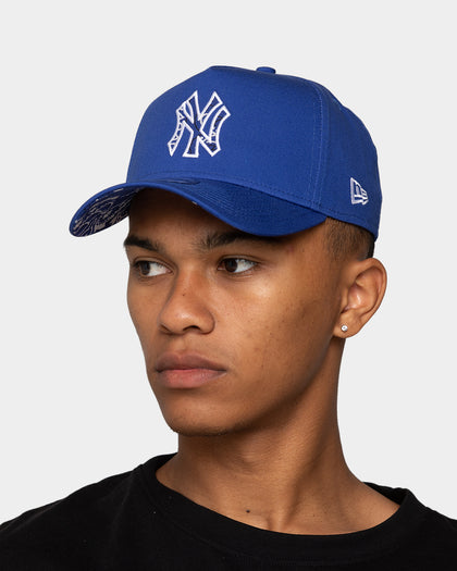 New Era New York Yankees 'Paisley Royale' Applique 9FORTY A-Frame Snapback Blue/Paisley