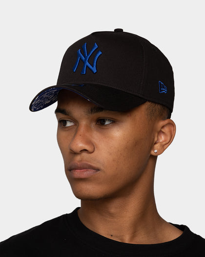 New Era New York Yankees 'Paisley Royale' 9FORTY A-Frame Snapback Black/Blue