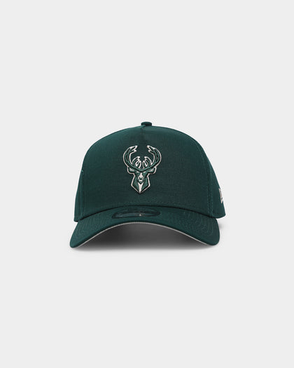 New Era Milwaukee Bucks 'Evergreen' 9FORTY A-Frame Snapback Forest Green