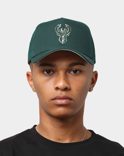 New Era Milwaukee Bucks 'Evergreen' 9FORTY A-Frame Snapback Forest Green