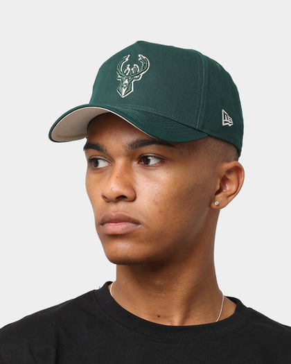 New Era Milwaukee Bucks 'Evergreen' 9FORTY A-Frame Snapback Forest Green