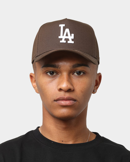 New Era Los Angeles Dodgers 'Walnut Brown' 9FORTY A-Frame Snapback Walnut/White