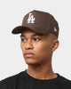 New Era Los Angeles Dodgers 'Walnut Brown' 9FORTY A-Frame Snapback Walnut/White