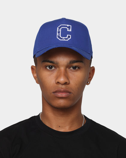 New Era Cleveland Indians 'Paisley Royale' Applique 9FORTY A-Frame Snapback Blue/Paisley