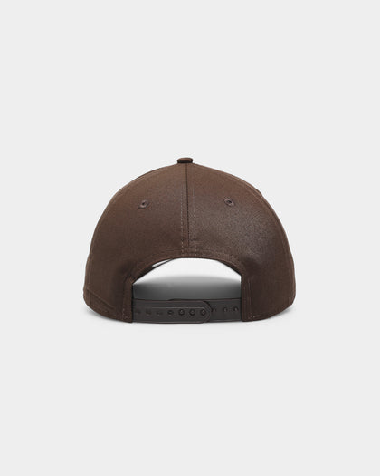 New Era Cleveland Browns 'Walnut Brown' 9FORTY A-Frame Snapback Walnut/White