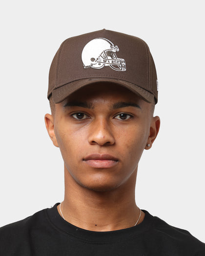 New Era Cleveland Browns 'Walnut Brown' 9FORTY A-Frame Snapback Walnut/White