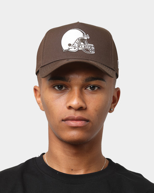 New Era Cleveland Browns 'Walnut Brown' 9FORTY A-Frame Snapback Walnut/White