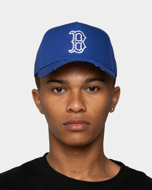 New Era Boston Red Sox 'Paisley Royale' Applique 9FORTY A-Frame Snapback Blue/Paisley