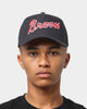 New Era Atlanta Braves 'Alt Wordmark' 9FORTY A-Frame Snapback Navy/Red