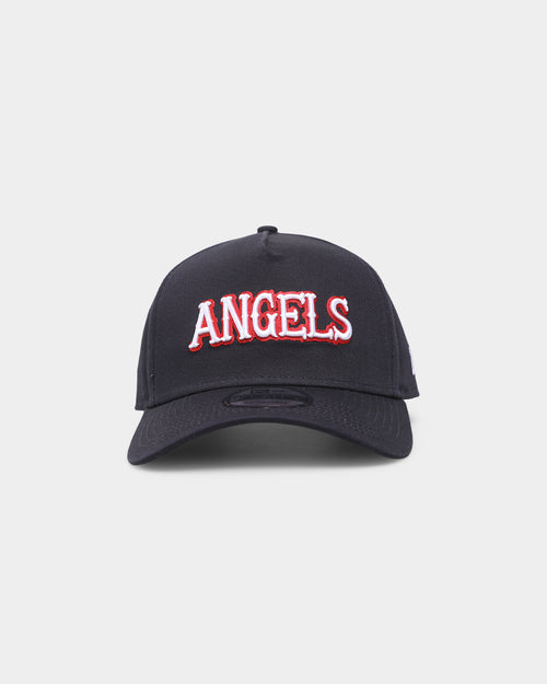 New Era Los Angeles Angels 'Alt Wordmark' 9FORTY A-Frame Snapback Black/White/Red