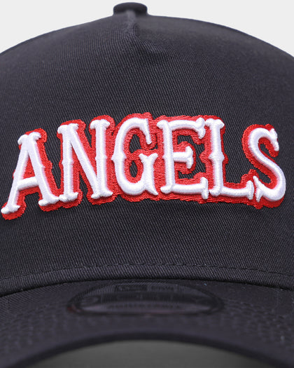 New Era Los Angeles Angels 'Alt Wordmark' 9FORTY A-Frame Snapback Black/White/Red