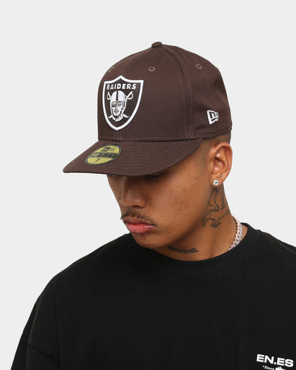 New Era Raiders 59FIFTY Fitted Burnt Wood/White