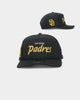 New Era San Diego Padres 'Black Team Script' Prolight Old Golfer Snapback Black