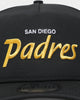 New Era San Diego Padres 'Black Team Script' Prolight Old Golfer Snapback Black