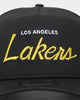 New Era Los Angeles Lakers 'Black Team Script' Prolight Old Golfer Black