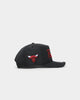 New Era Chicago Bulls 'Black Team Script' Prolight Old Golfer Snapback Black