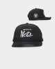 New Era Brooklyn Nets 'Black Team Script' Prolight Old Golfer Snapback Black