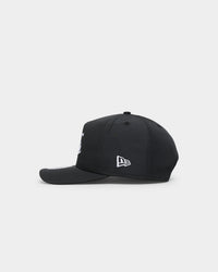 New Era Brooklyn Nets 'Black Team Script' Prolight Old Golfer Snapback Black