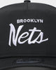 New Era Brooklyn Nets 'Black Team Script' Prolight Old Golfer Snapback Black