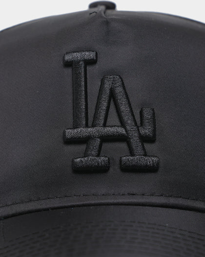 New Era Los Angeles Dodgers 'Stealth Black' Performance Waterproof 9FORTY A-Frame Snapback Black