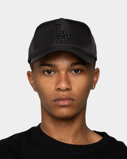 New Era Los Angeles Dodgers 'Stealth Black' Performance Waterproof 9FORTY A-Frame Snapback Black
