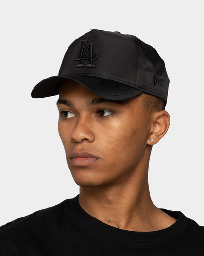 New Era Los Angeles Dodgers 'Stealth Black' Performance Waterproof 9FORTY A-Frame Snapback Black