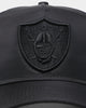 New Era Las Vegas Raiders 'Stealth Black' Performance Waterproof 9FORTY A-Frame Snapback Black