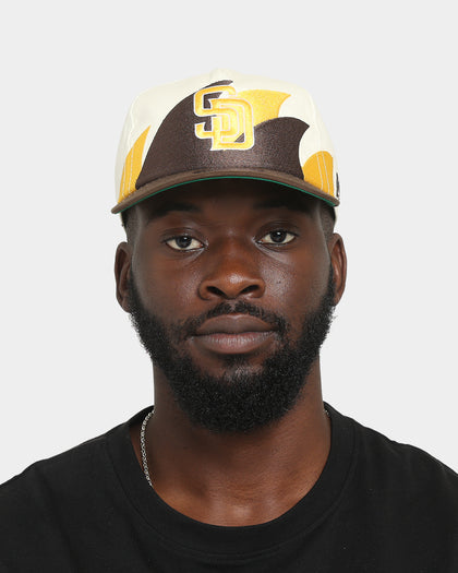 New Era San Diego Padres 'Sharktooth Design' Old Golfer Snapback OTC/Sharktooth