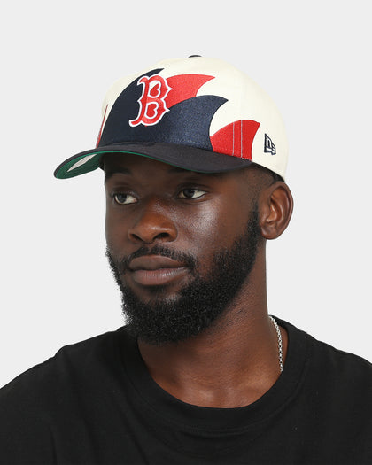 New Era Boston Red Sox 'Sharktooth Design' Old Golfer Snapback OTC/Sharktooth