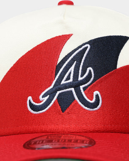 New Era Atlanta Braves 'Sharktooth Design' Old Golfer Snapback OTC/Sharktooth