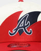 New Era Atlanta Braves 'Sharktooth Design' Old Golfer Snapback OTC/Sharktooth