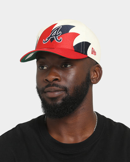 New Era Atlanta Braves 'Sharktooth Design' Old Golfer Snapback OTC/Sharktooth