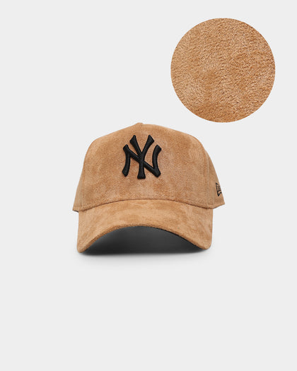 New Era New York Yankees 'Winter Wheat Suede' 9FORTY K-Frame Strapback Wheat