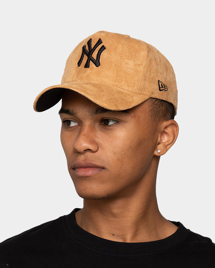 New Era New York Yankees 'Winter Wheat Suede' 9FORTY K-Frame Strapback Wheat