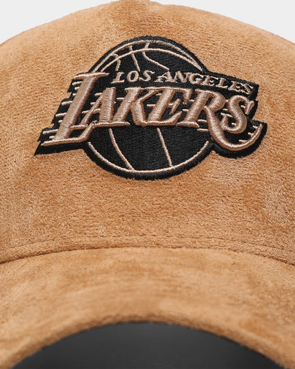 New Era Los Angeles Lakers 'Winter Wheat Suede' 9FORTY K-Frame Strapback Wheat
