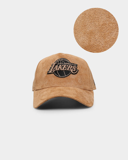 New Era Los Angeles Lakers 'Winter Wheat Suede' 9FORTY K-Frame Strapback Wheat