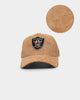 New Era Las Vegas Raiders 'Winter Wheat Suede' 9FORTY K-Frame Strapback Wheat