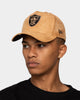 New Era Las Vegas Raiders 'Winter Wheat Suede' 9FORTY K-Frame Strapback Wheat