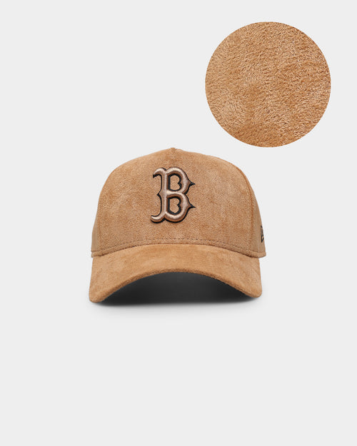New Era Boston Red Sox 'Winter Wheat Suede' 9FORTY K-Frame Strapback Wheat
