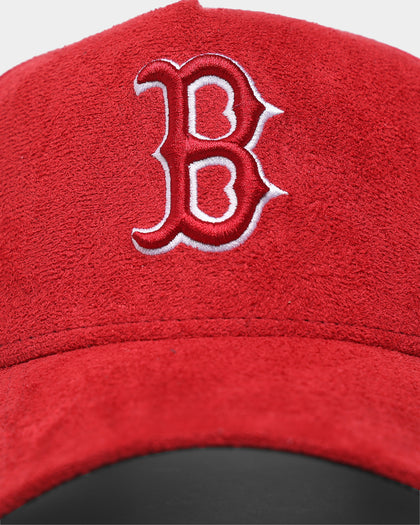 New Era Boston Red Sox 'Scarlet Red Suede' 9FORTY K-Frame Strapback Scarlet/Black