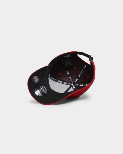 New Era Boston Red Sox 'Scarlet Red Suede' 9FORTY K-Frame Strapback Scarlet/Black