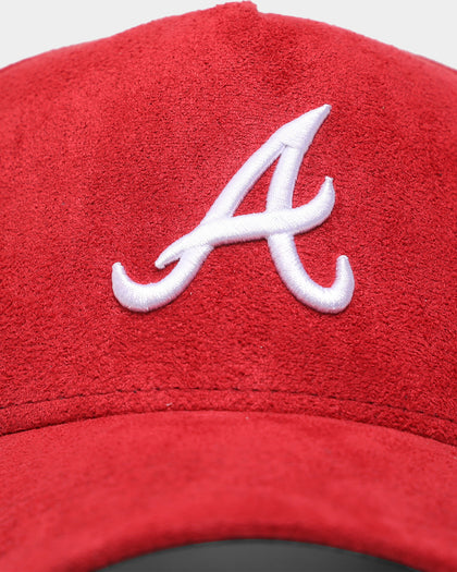 New Era Atlanta Braves 'Scarlet Red Suede' 9FORTY K-Frame Strapback Scarlet/Black