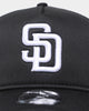 New Era San Diego Padres 'Monochrome' Foam Front 9FORTY A-Frame Trucker Snapback Black/Black/White