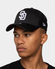 New Era San Diego Padres 'Monochrome' Foam Front 9FORTY A-Frame Trucker Snapback Black/Black/White