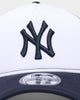 New Era New York Yankees 'White OTC' Foam Front 9FORTY A-Frame Trucker Snapback Team/2-Tone