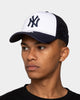 New Era New York Yankees 'White OTC' Foam Front 9FORTY A-Frame Trucker Snapback Team/2-Tone